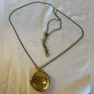 Lucky Brand vintage elephant locket